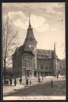 AK Genève, Mairie des Eaux-Vives, 1919
