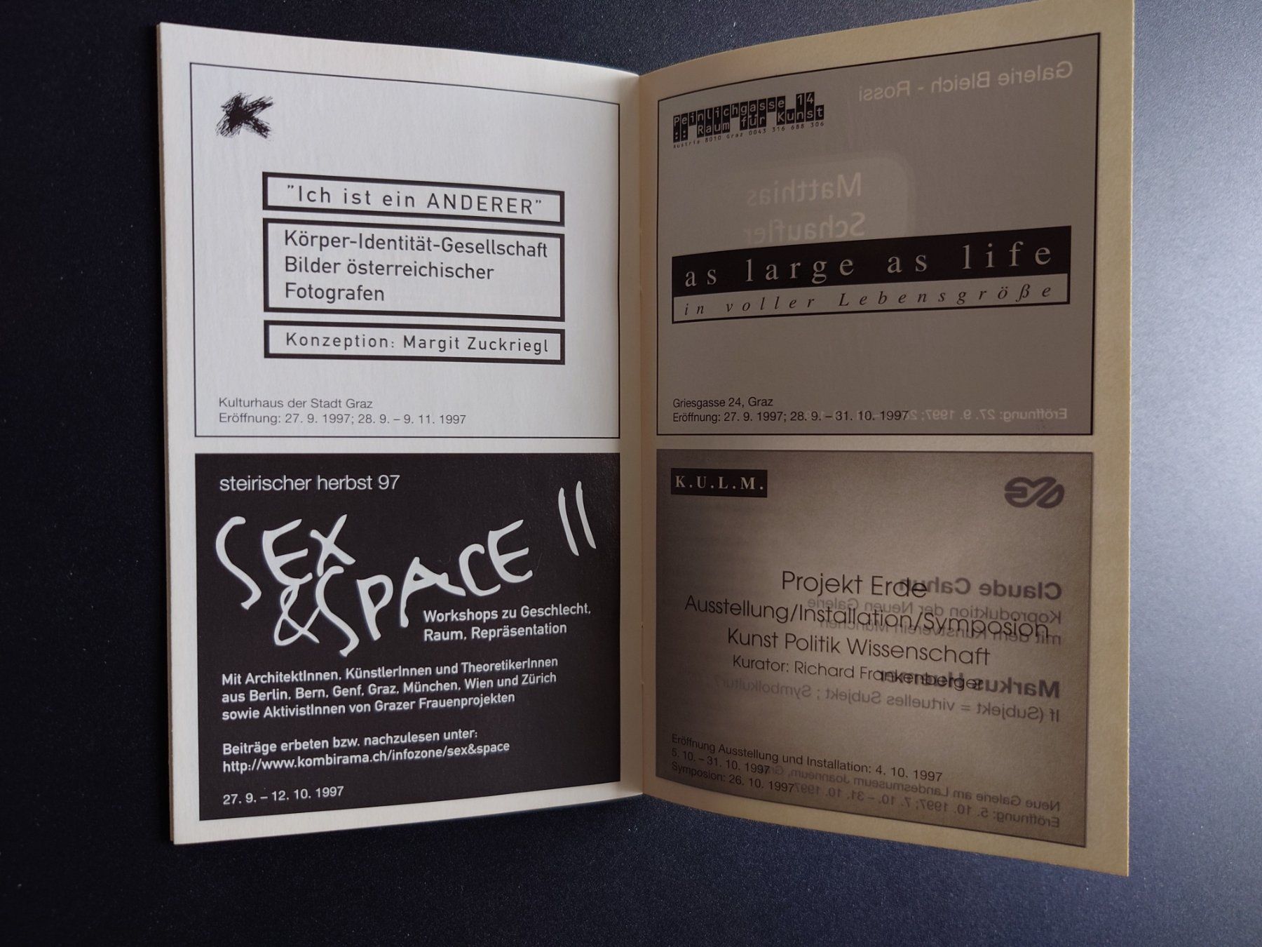 Libri: Martin Kippenberger - Vorprogramm Steirischer Herbst 97. – Usato da Zürich venduto da Artsession71 3