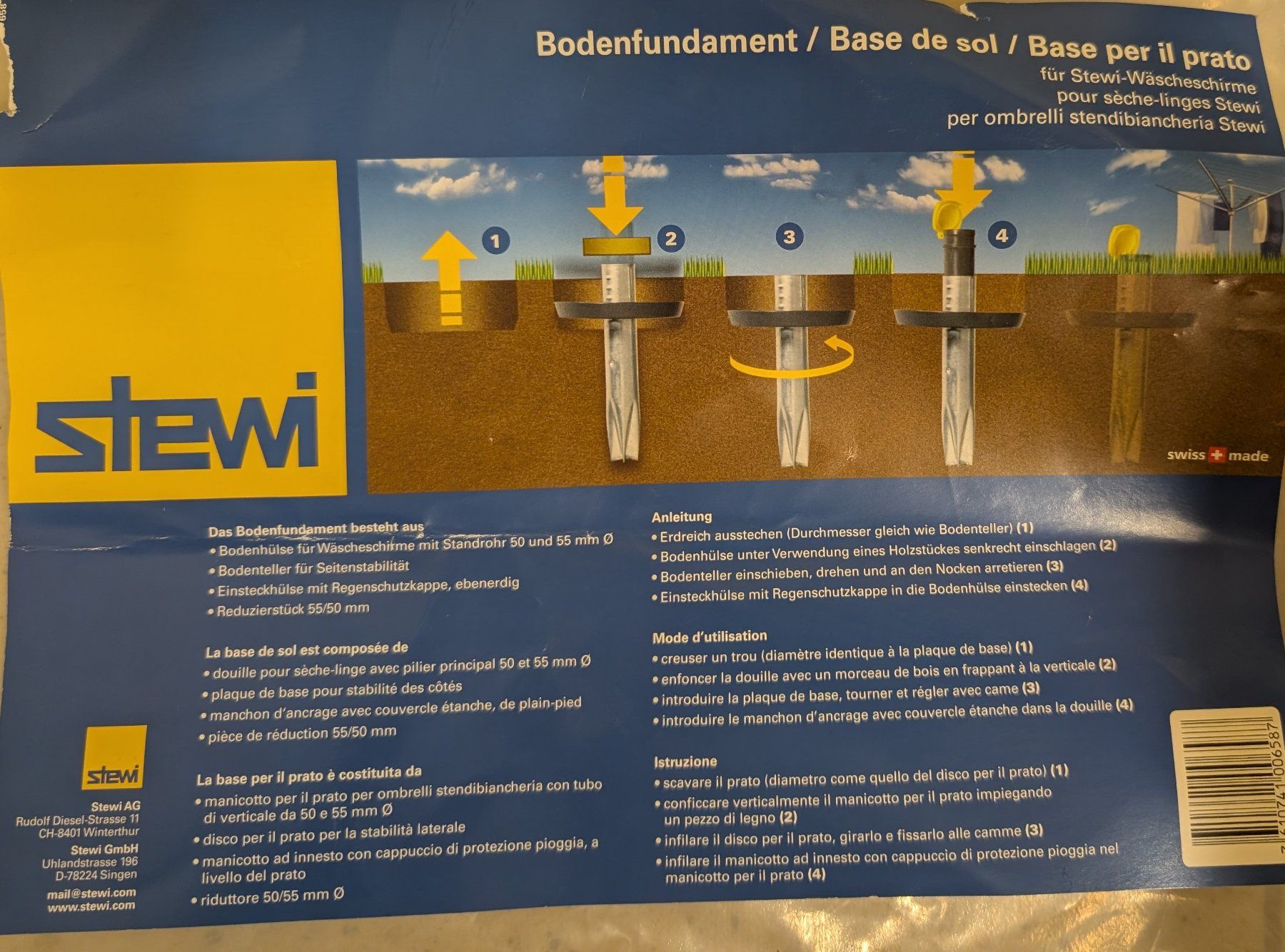 Stewi Stenditoi: Stewi Wäschespinne – Usato da Aesch BL venduto da sanborny 4