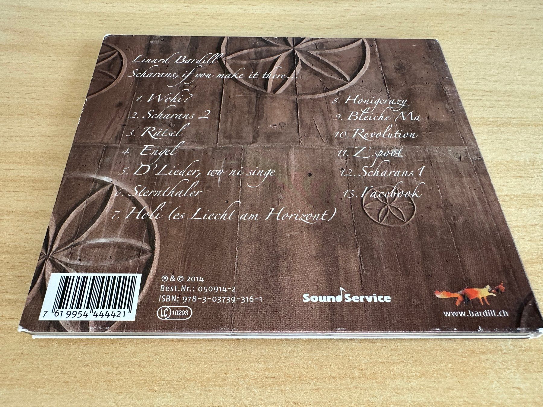 CD: Linard Bardill – Scharans – Usato da Rikon im Tösstal venduto da Alpenmutz 1