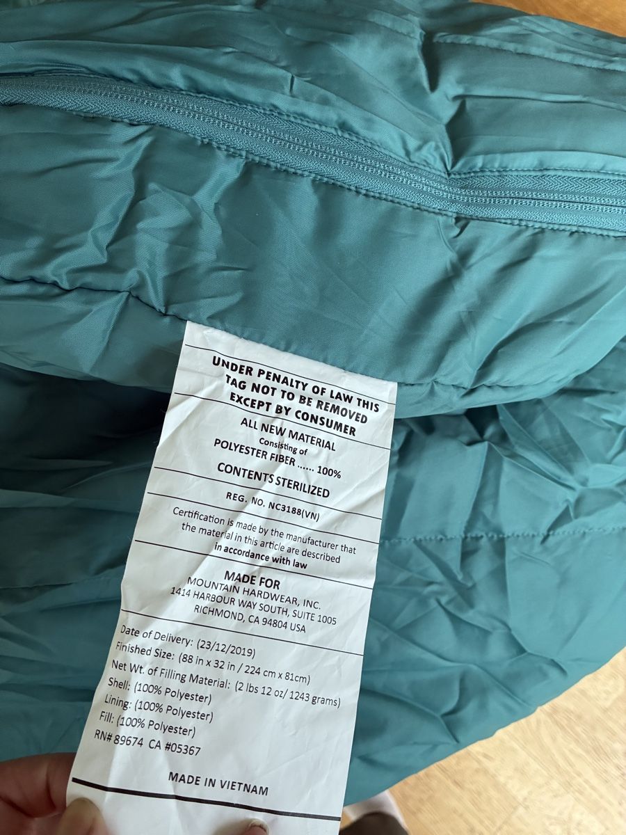 Schlafsäcke: Mountain Hardware Bozeman Schlafsack NEU – Neu (gemäss Beschreibung) aus Zug von vegacruz 4