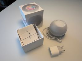 Apple HomePod mini Weiss – Top Zustand – inkl. OVP & Netztei