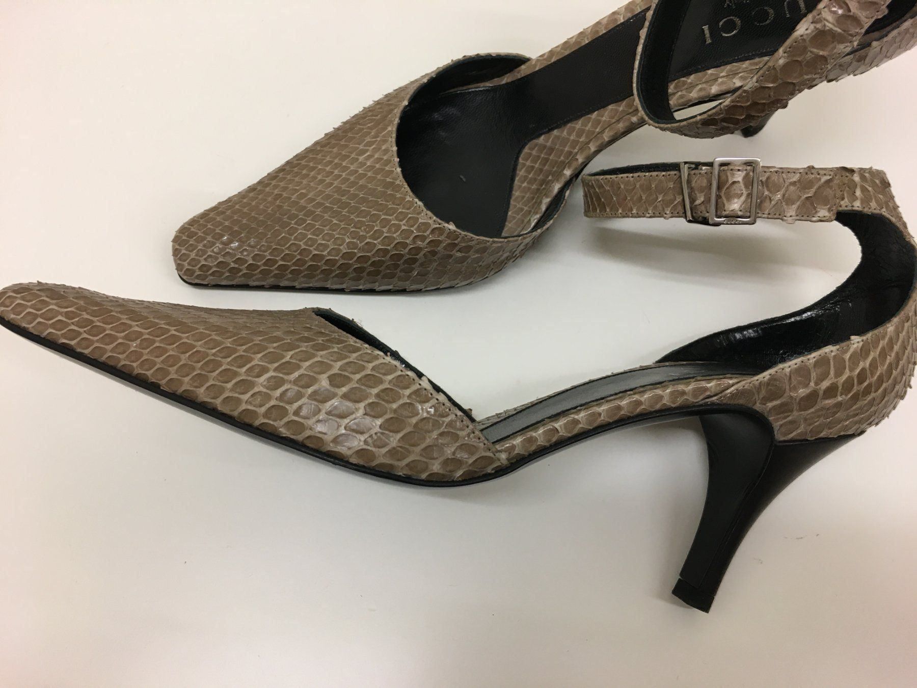 Gucci Damenschuhe: GUCCI PYTHON PUMPS, GR. 38, NEU, WUNDERSCHÖN! – Neu und originalverpackt aus Zürich von elegantissima2 1