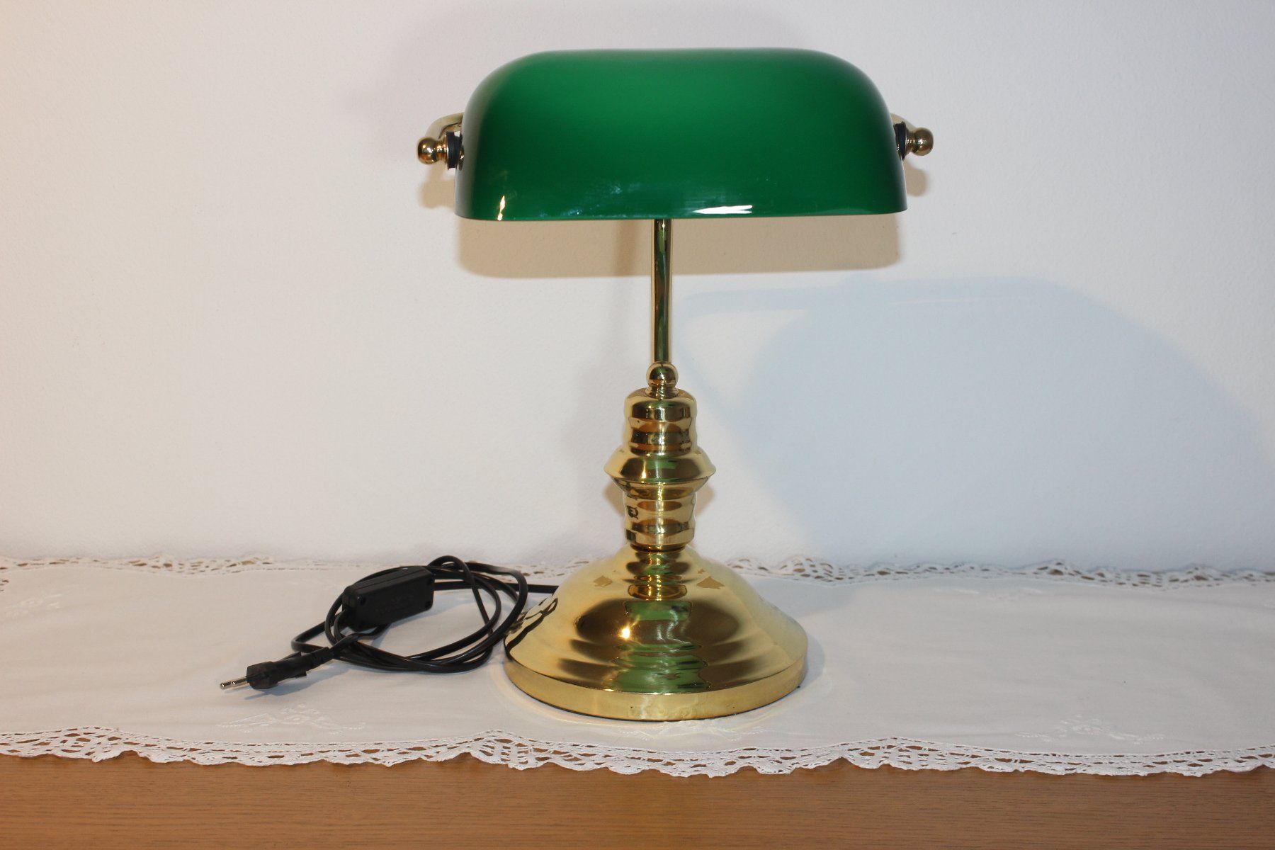 Lampen: Vintage Banker Lampe – Gebraucht aus Basel von Mila_Graf 2