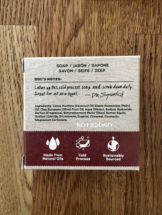 Dr. Squatch Seife Bay Rum Kaufen auf Ricardo