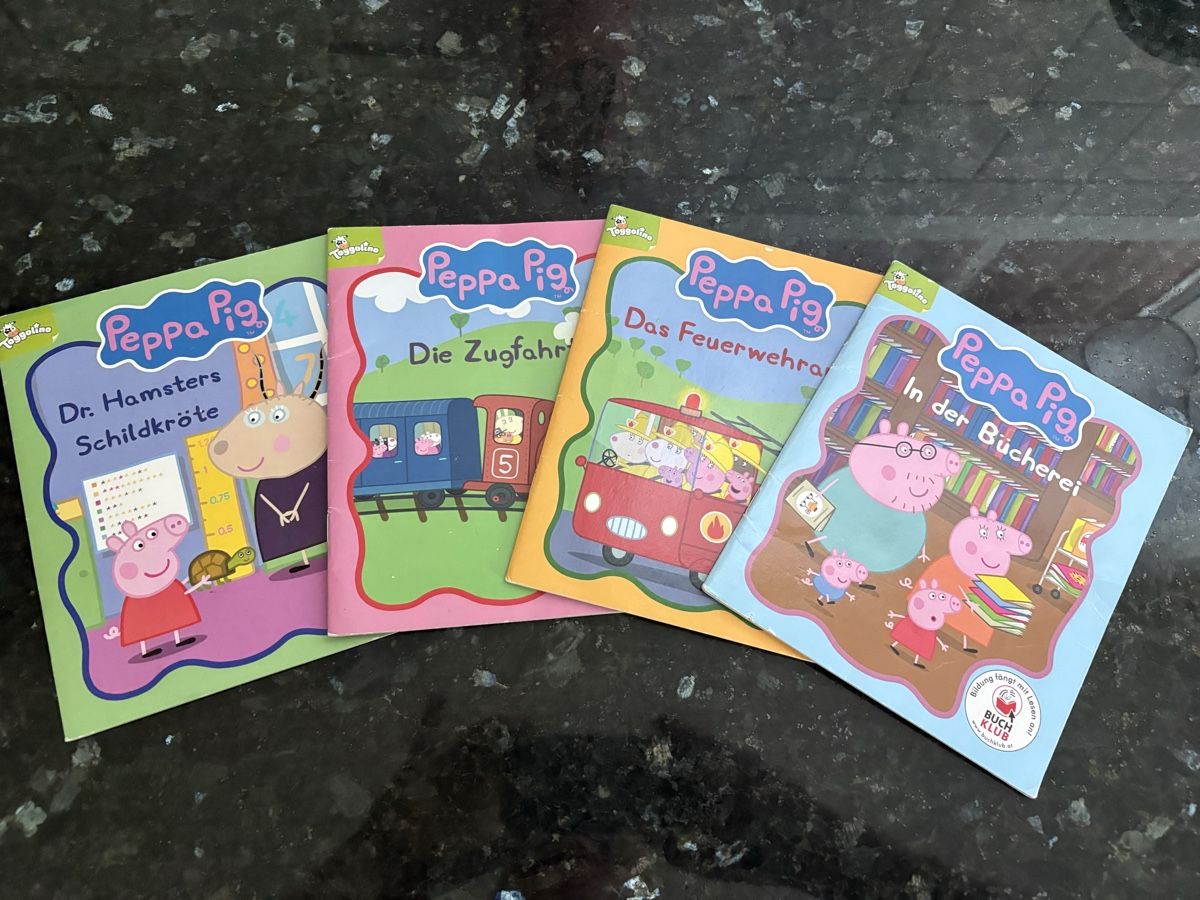 Livres: 4 Peppa Pig Kinderbücher Set  – D'occasion à Buchrain par Sisi83