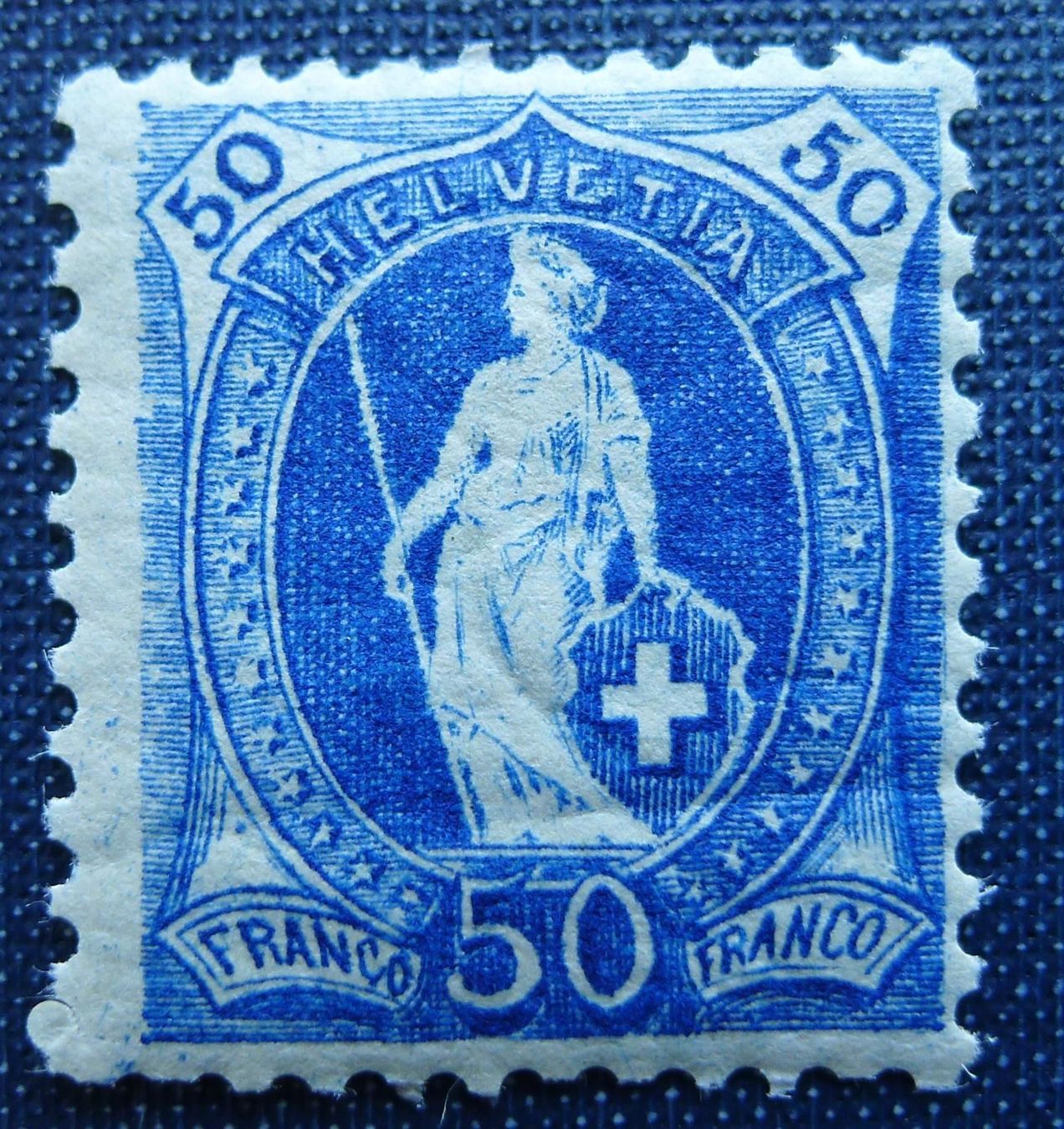 Tutti i francobolli: Nr. 70D postfrisch Kat: 160.- – Usato da Ebikon venduto da SilvioFreund