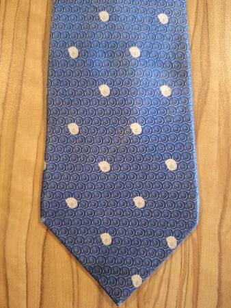 LANVIN cravate Bleu roi