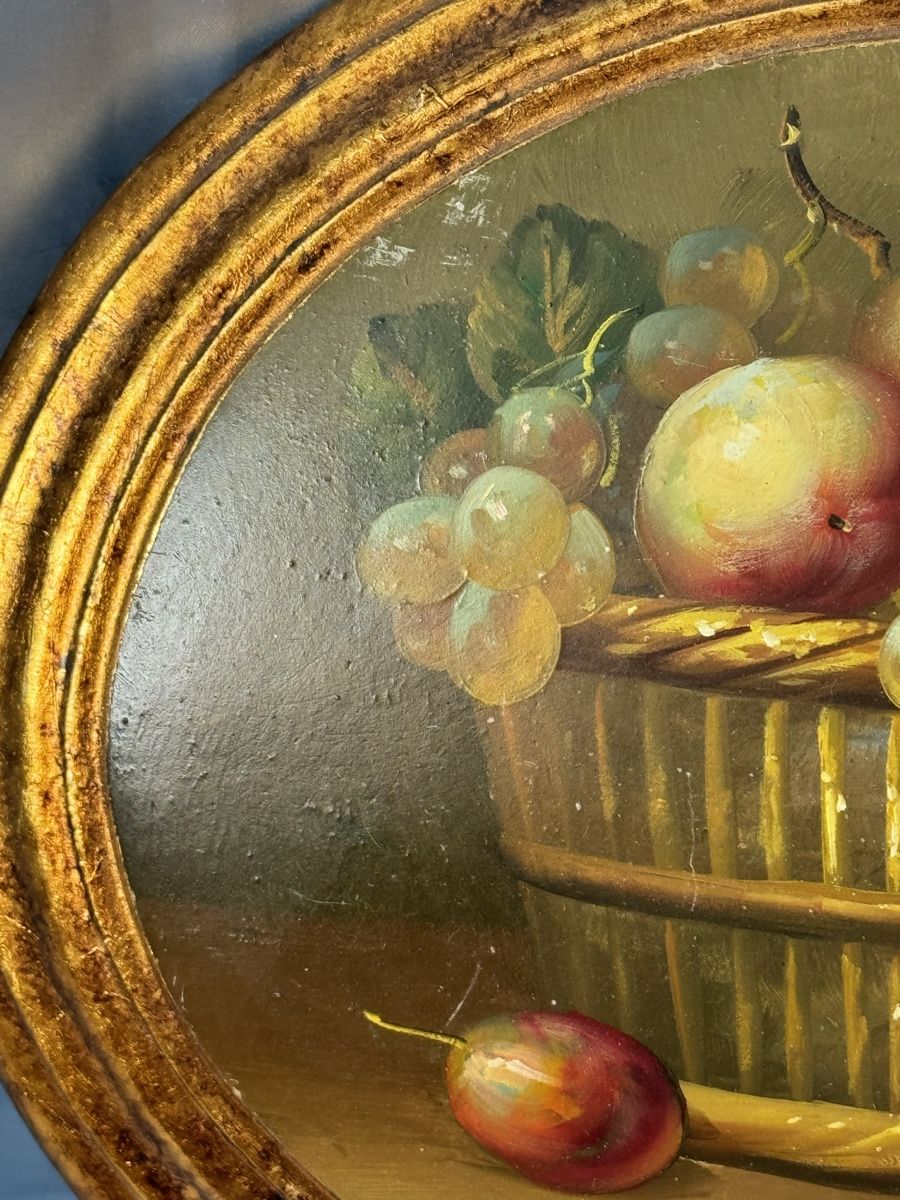 Gemälde: Klassisches Gemälde Italien Früchte 33 cm – Gebraucht aus Grenchen von swiss.antiques 3