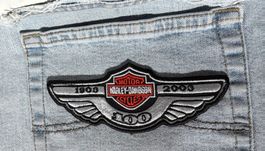 Harley-Davidson    Badge Stickerei Emblem    zum Aufnähen