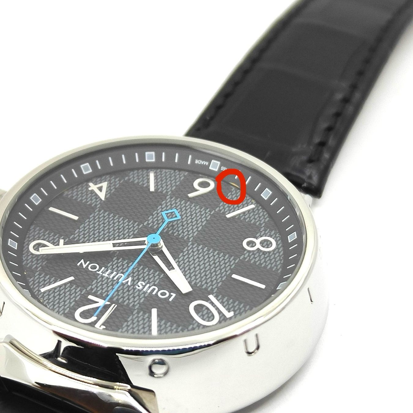 Louis Vuitton Orologi: Louis Vuitton Tambour Damier Graphite – Usato da Montreux venduto da CashPay_Montreux 7