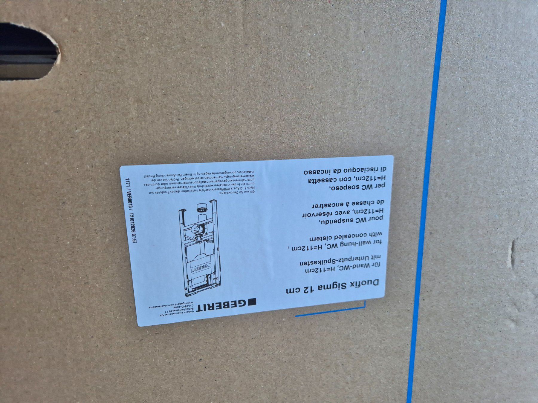 Geberit WC: Geberit 111.300.00.6 – Neuf (Voir description) à Hunzenschwil par RAFFAEL2010 2