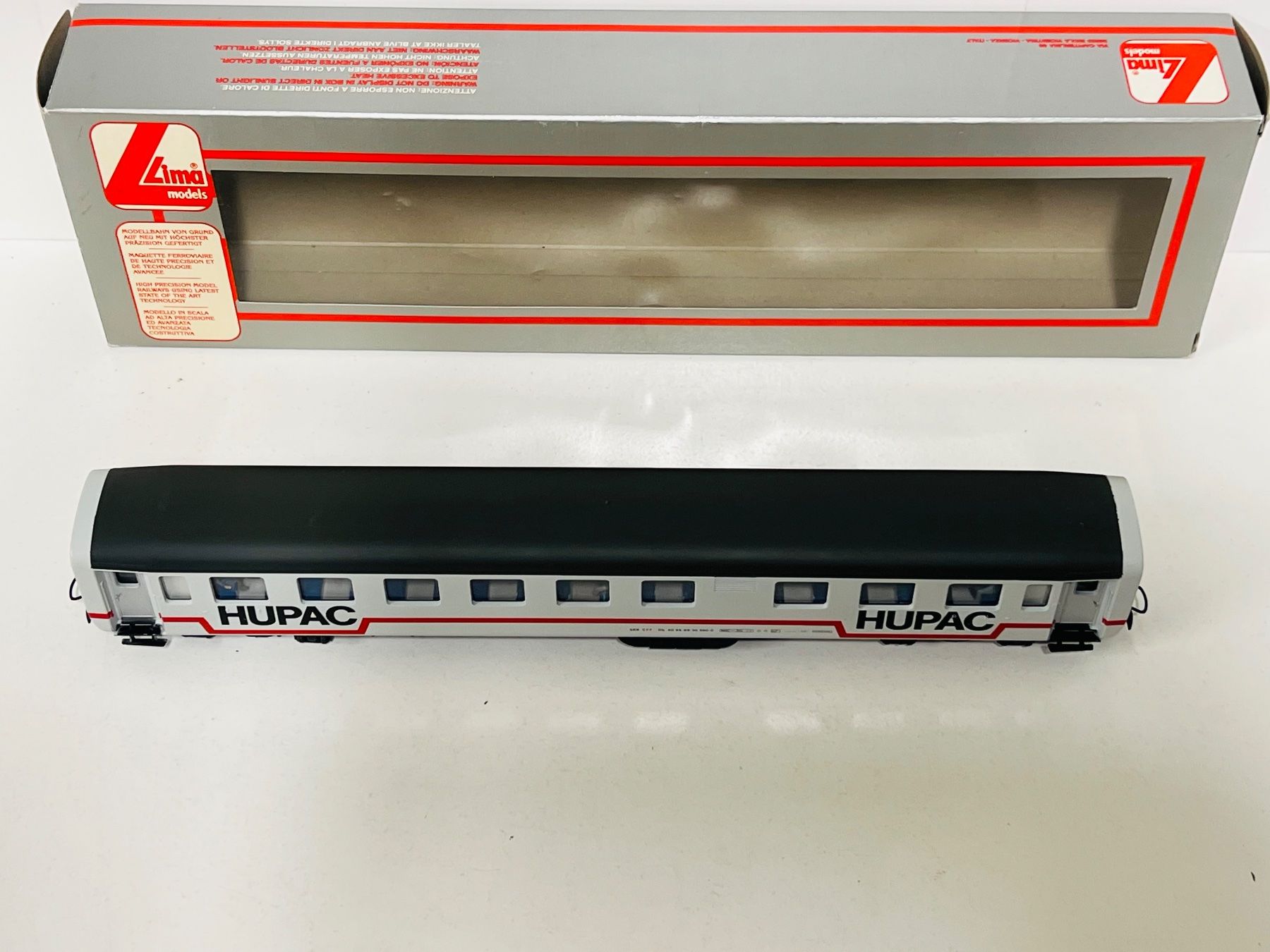 Lima Modellini di ferrovie: Lima  HUPAC mit LED Innenbeleuchtung H0 DC – Usato da Geroldswil venduto da TopTrain54 5