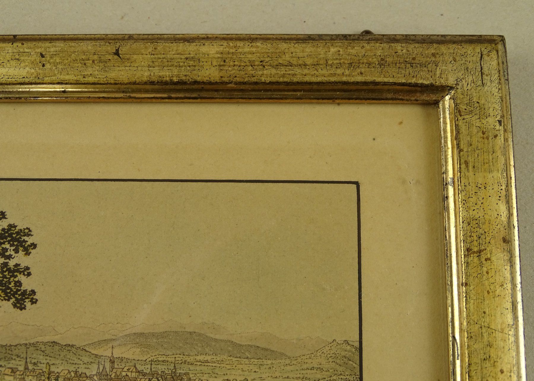 Incisioni: ZOFINGEN, AARGAU, AQUATINTA UM 1840 – Usato da Grüningen venduto da Kartensammler 4