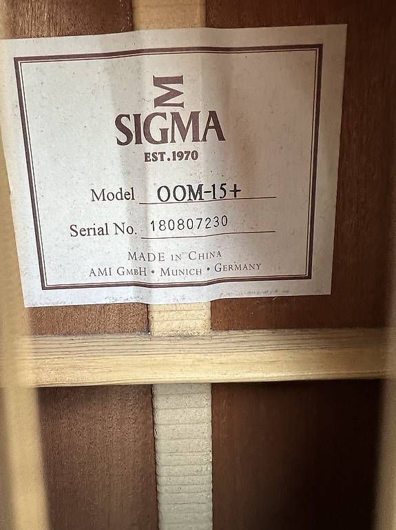 Sigma Instruments de musique: Sigma 00m-15 Westerngitarre – D'occasion à zürich par marcaomm 4