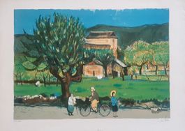 Nathalie CHABRIER - Signée - 181/200 - Promenade - Mourlot -