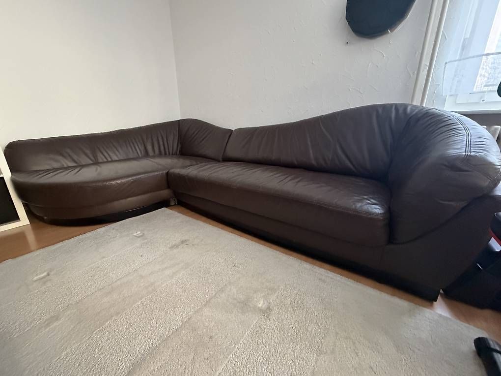 Divani: Echtleder-Sofa – Usato da Emmenbrücke venduto da net_5ymj 1