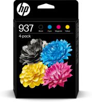 Pack cartouches d’encre HP 937 noir + trois couleurs