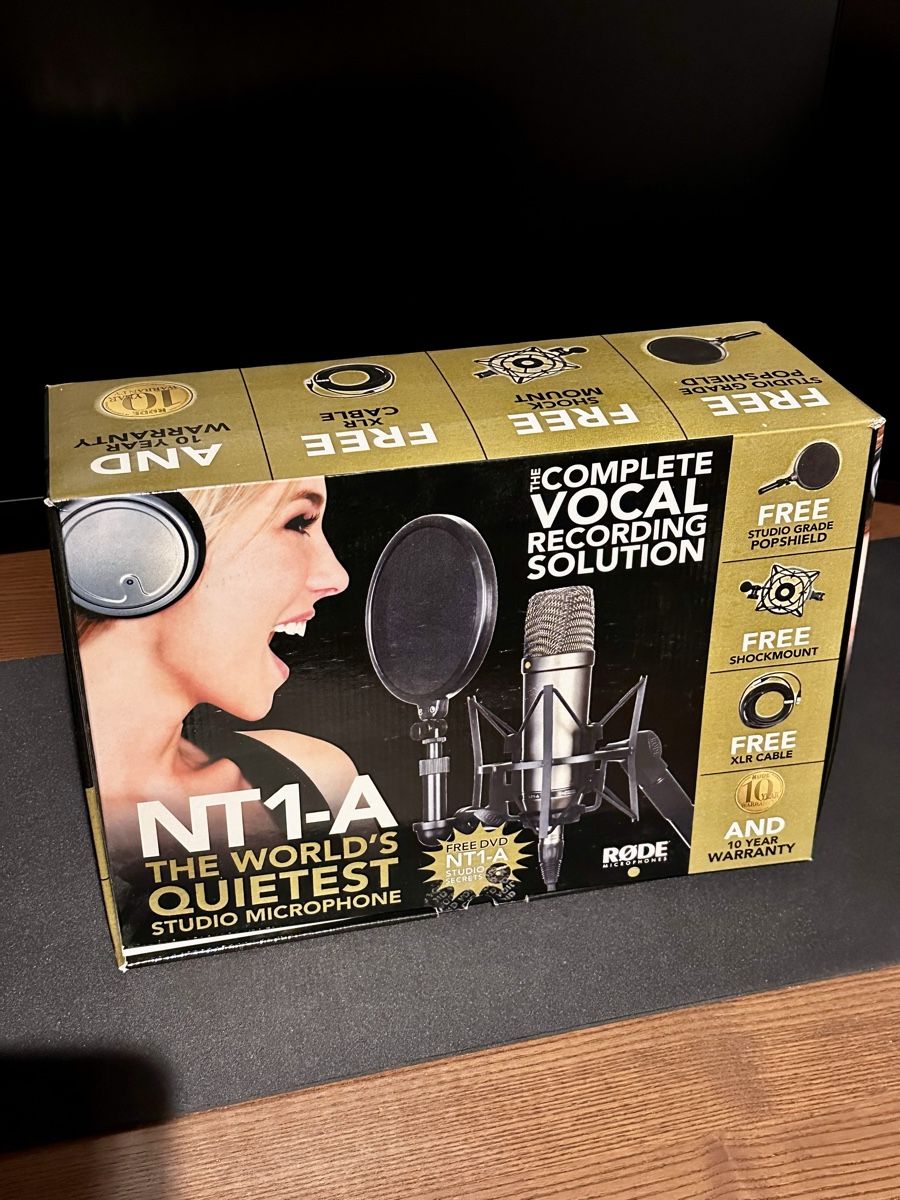 Røde Microfoni: Rode NT1-A Studio Mikrofon – Usato da Gisikon venduto da raphael-rsm