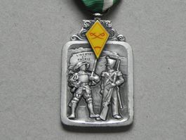 Medaille Schweiz Militär Armee Uniform Kanton Waadt 1978 VD