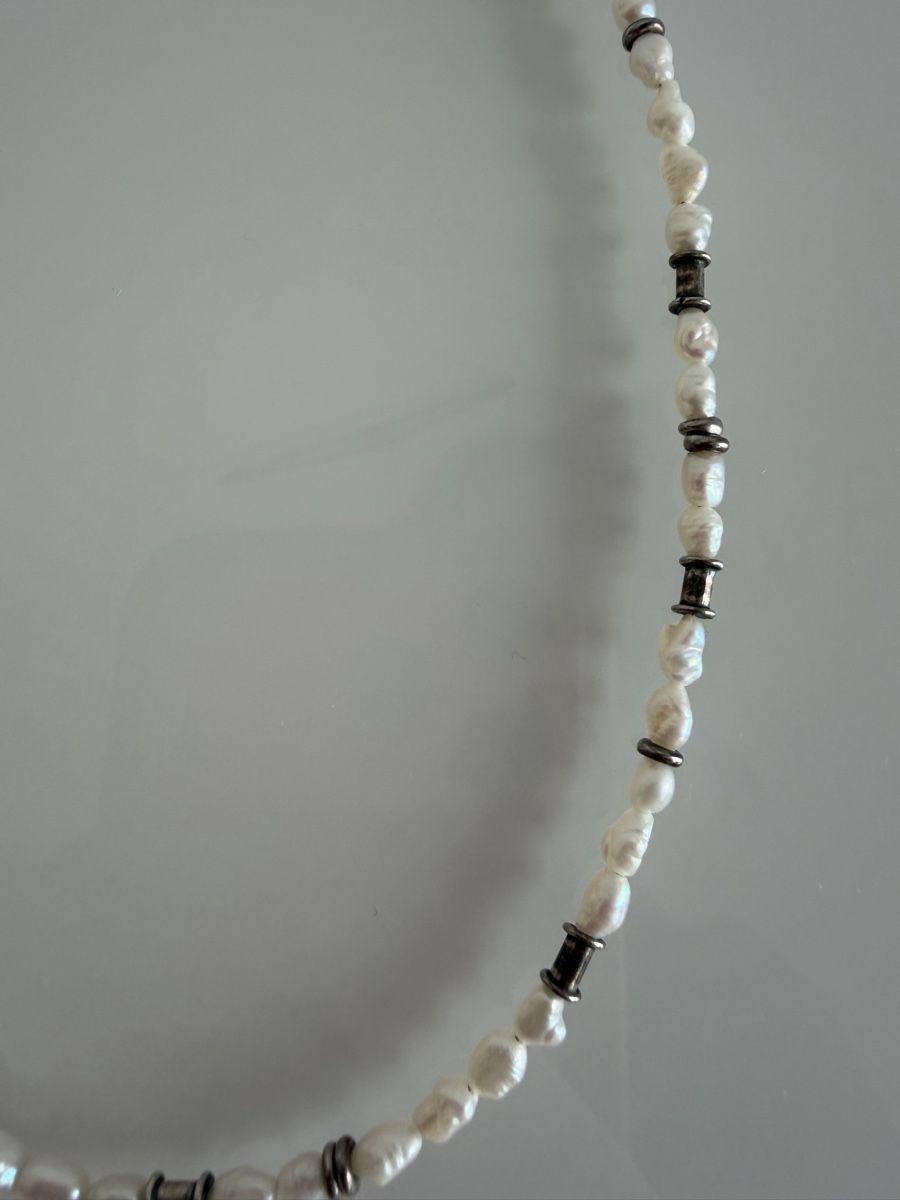 Perle (finte): 2 rangs de perles de perles naturelles – Usato da Cressier FR venduto da Kvito4ka 8
