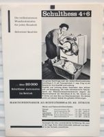 Orig. Werbung 1953 Schulthess & CO. / Baltensperger