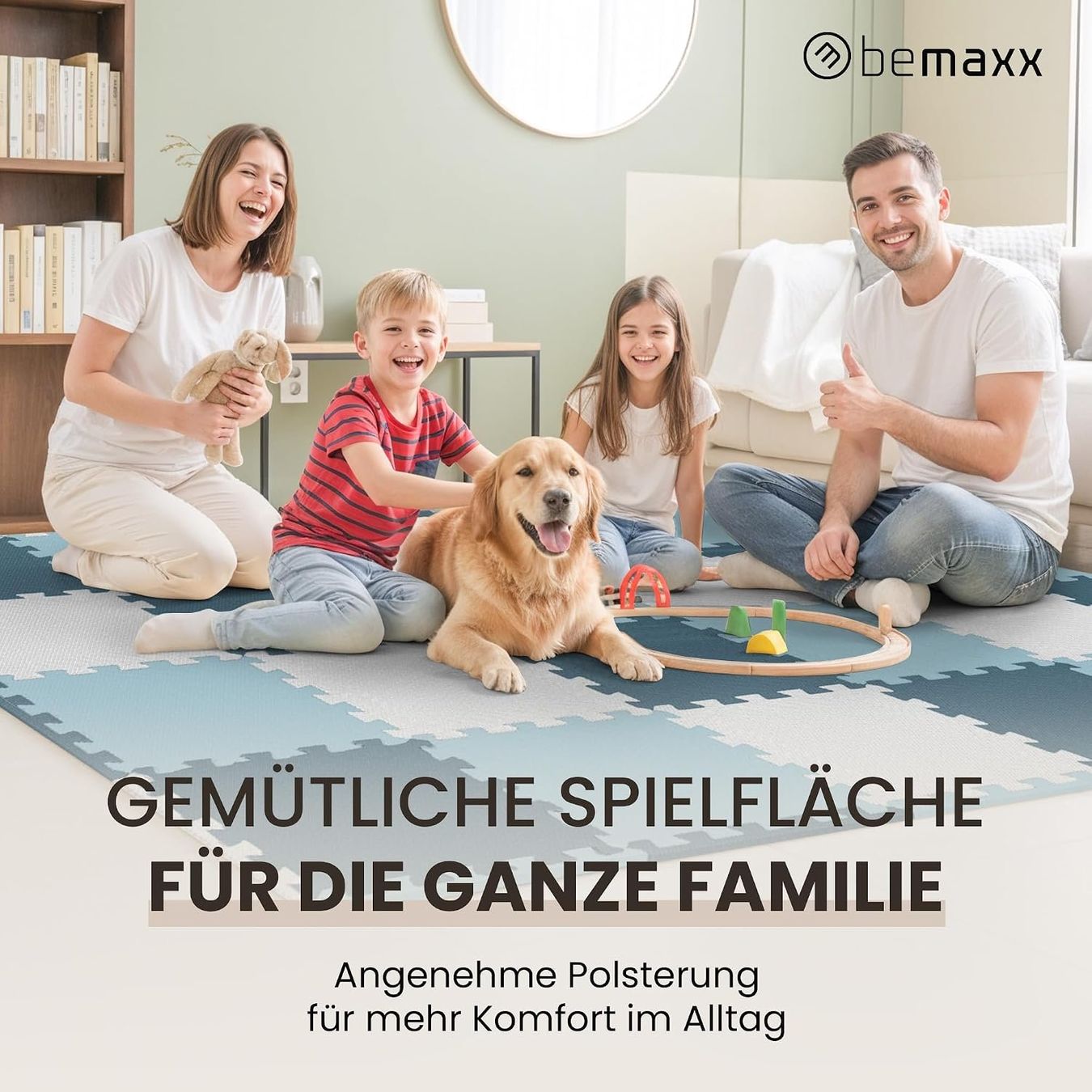 Tappeto da gioco: Bodenschutzmatte 18 Puzzlematten Schaumstoff Blau – Nuovo e nell'imballaggio originale da Schaffhausen venduto da lou_w76n 8