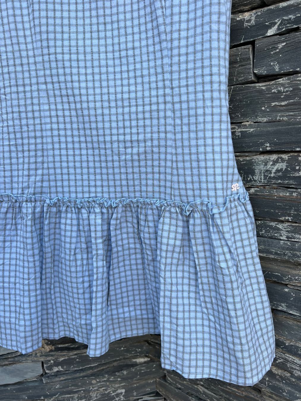 Pull&Bear Kleider: Hellblaues, kariertes Kleid – Neu und originalverpackt aus Tagelswangen von fireiceprincess 1
