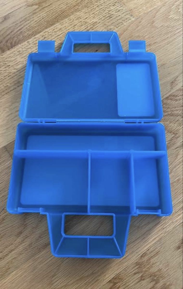 Lego Giocattoli: LEGO Sortierbox / Aufbewahrungskoffer blau 4087 – Nuovo e nell'imballaggio originale da Zürich venduto da wtpooh 2