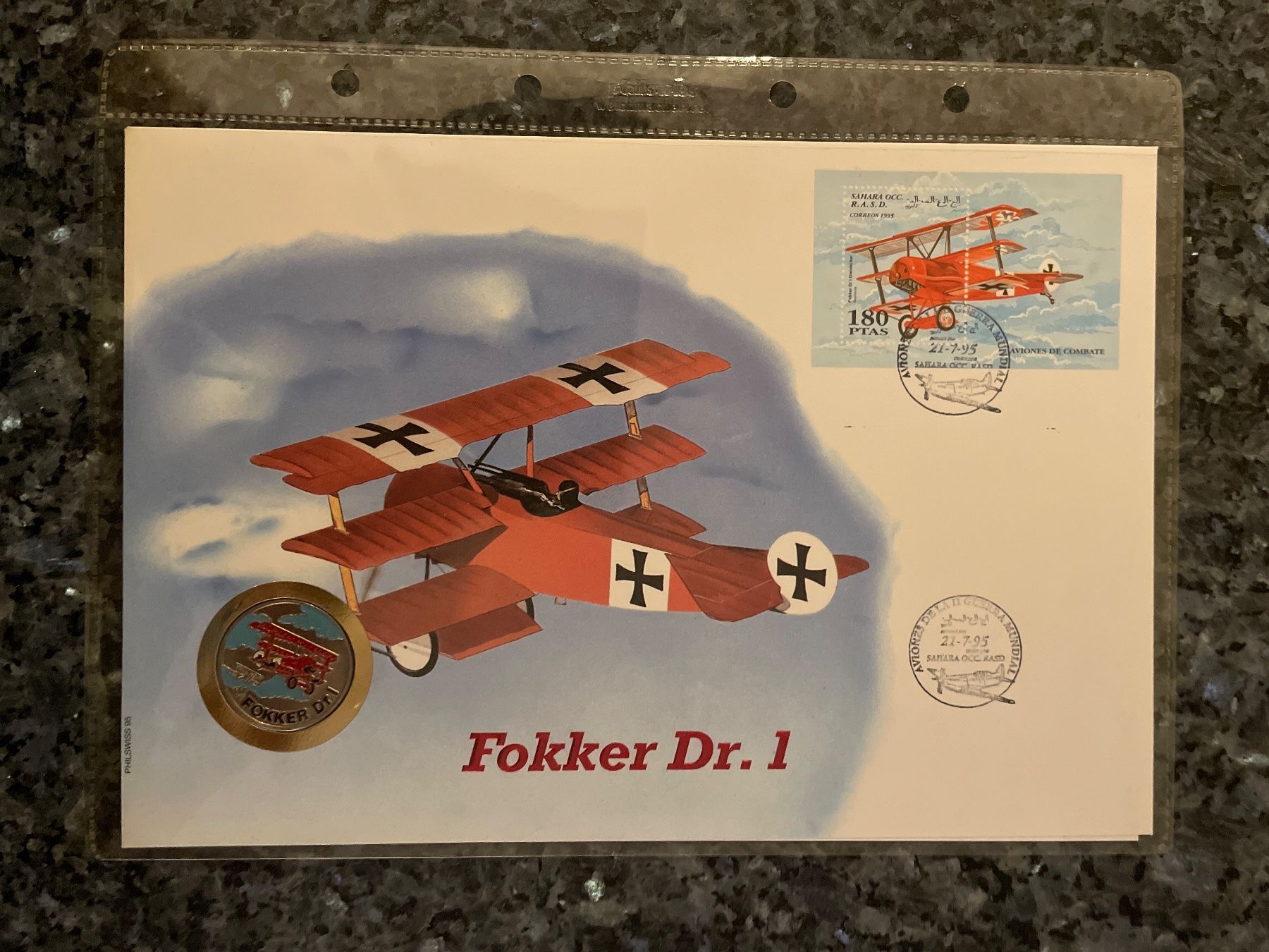 Tutti le monete: Numisbrief Fokker Dr.1 – Nuovo (secondo la descrizione) da Schlossrued venduto da Julio25