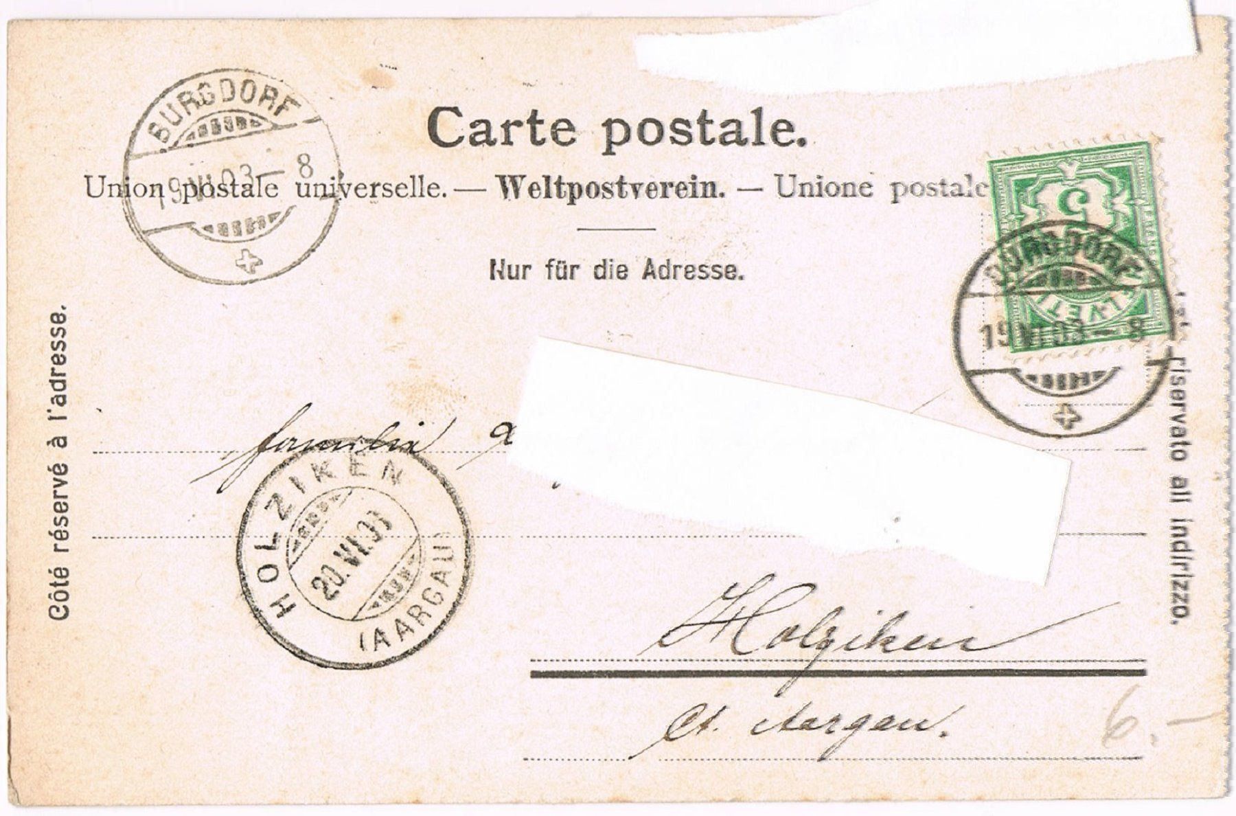 Cartoline postali: Langnau, sehr alte AK ! – Usato da Buchs AG venduto da Baerfisch 1