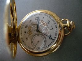 Zenith Chronometre 18k Gelbgold Taschenuhr Luxusuhr Uhr