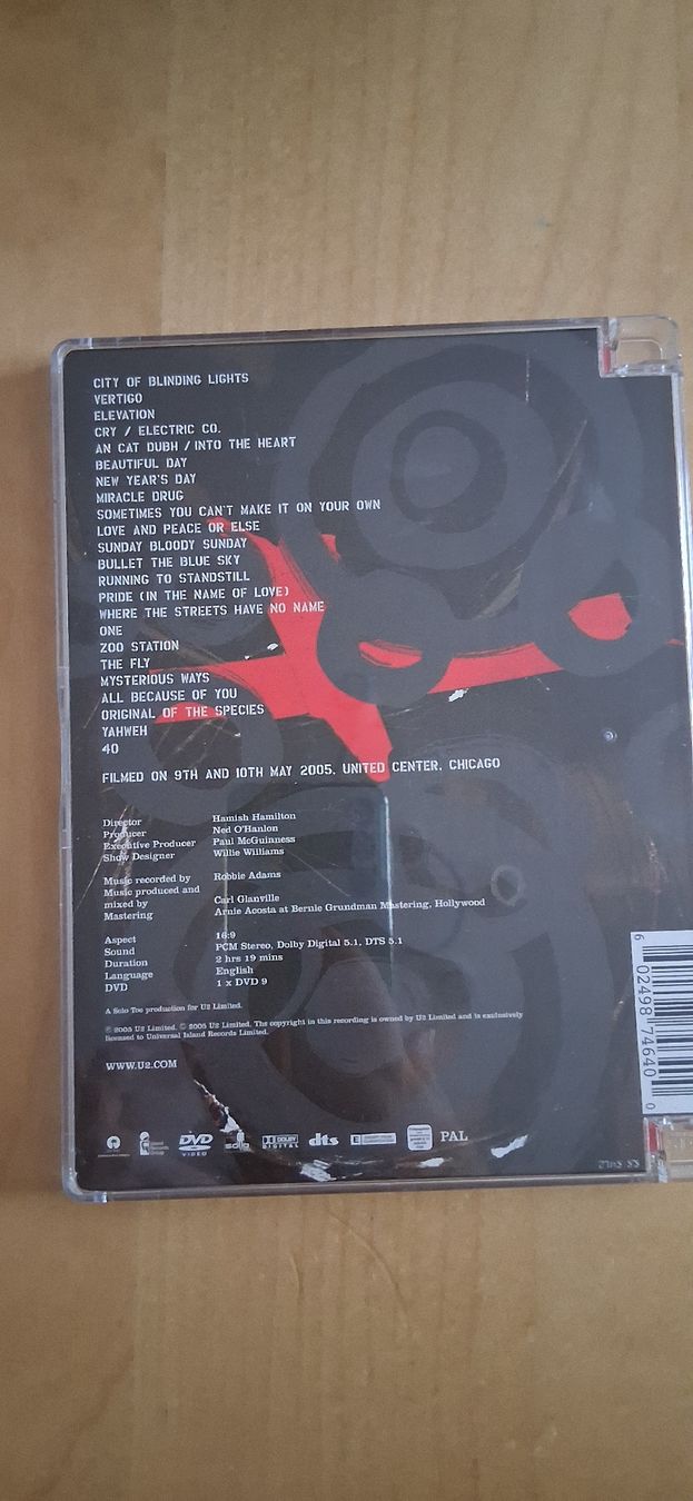 Tutti i DVDs: U2 Vertigo 05 Live from Chicago – Usato da Zürich venduto da Pryter 1
