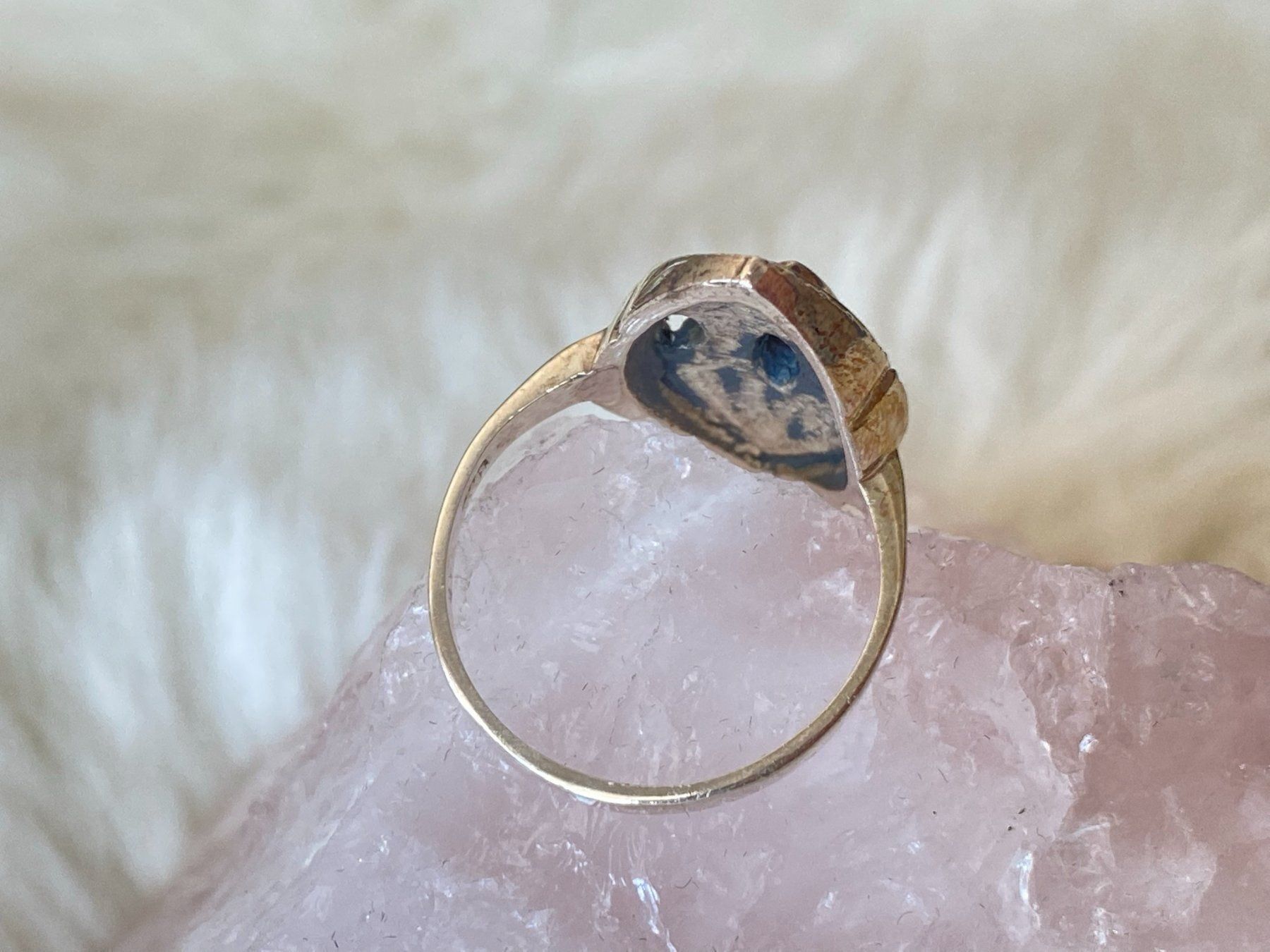 Anelli: Ring Silber 925 mit lila Stein – Usato da Istighofen venduto da Ringparadies 2