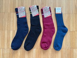 TOP SOCK Herren Socken Kochfest, Gr. 43-46 4er Set neu