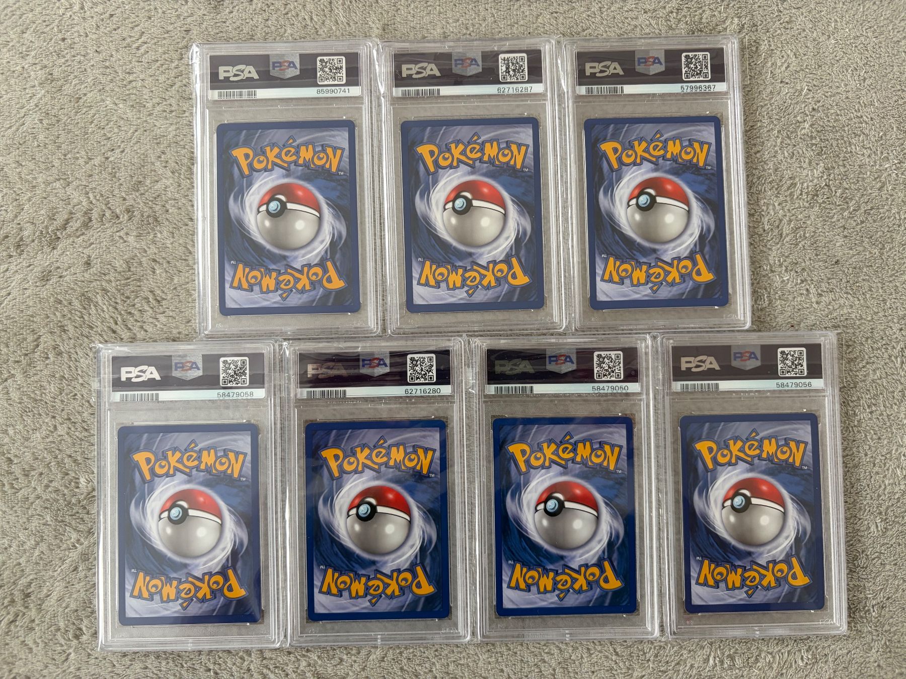 Pokémon Carte collezionabili: 7x Base Set 1. Edition PSA 9 ab 1.-! – Usato da Kesswil venduto da tim_t2rm 1