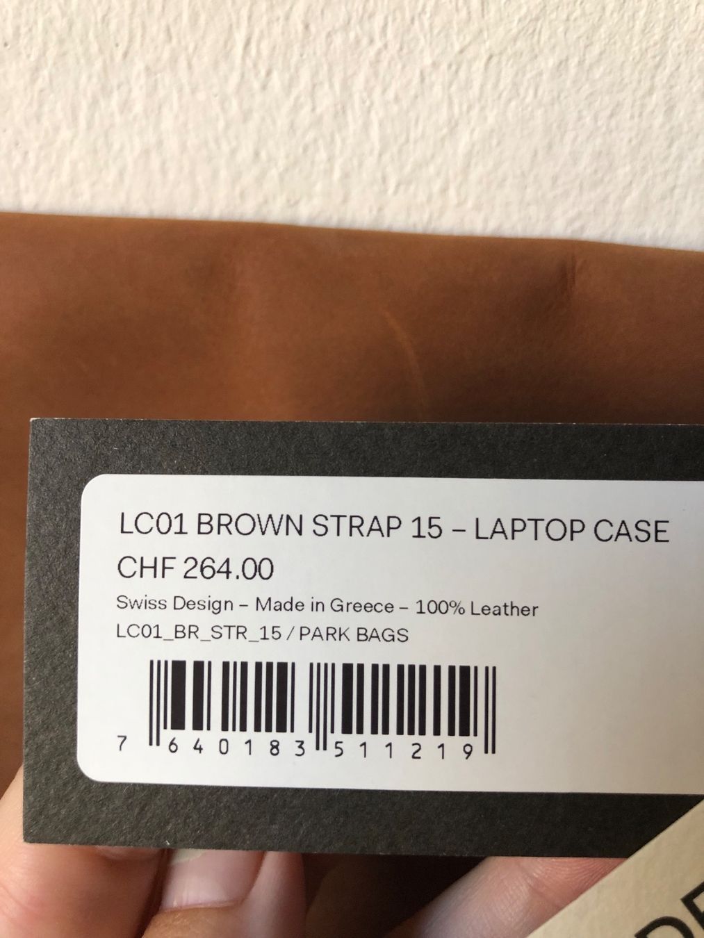 Borse: PARK Laptophülle Leder, Laptoptasche – Nuovo (secondo la descrizione) da Zürich venduto da Kellele 2