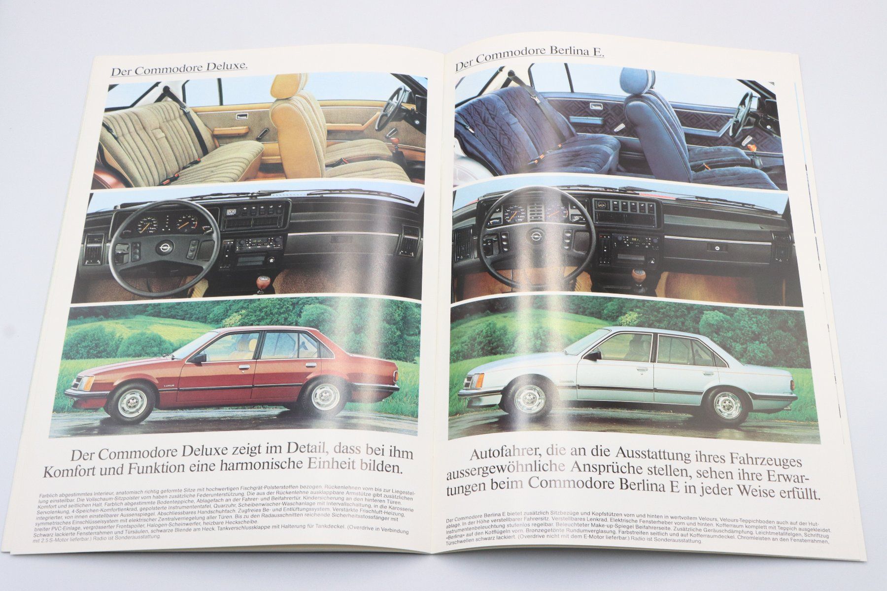 Opel Dokumente: Opel Commodore 1981 Prospekt – Gebraucht aus Bühl b.Aarberg von Collectorpassions 8