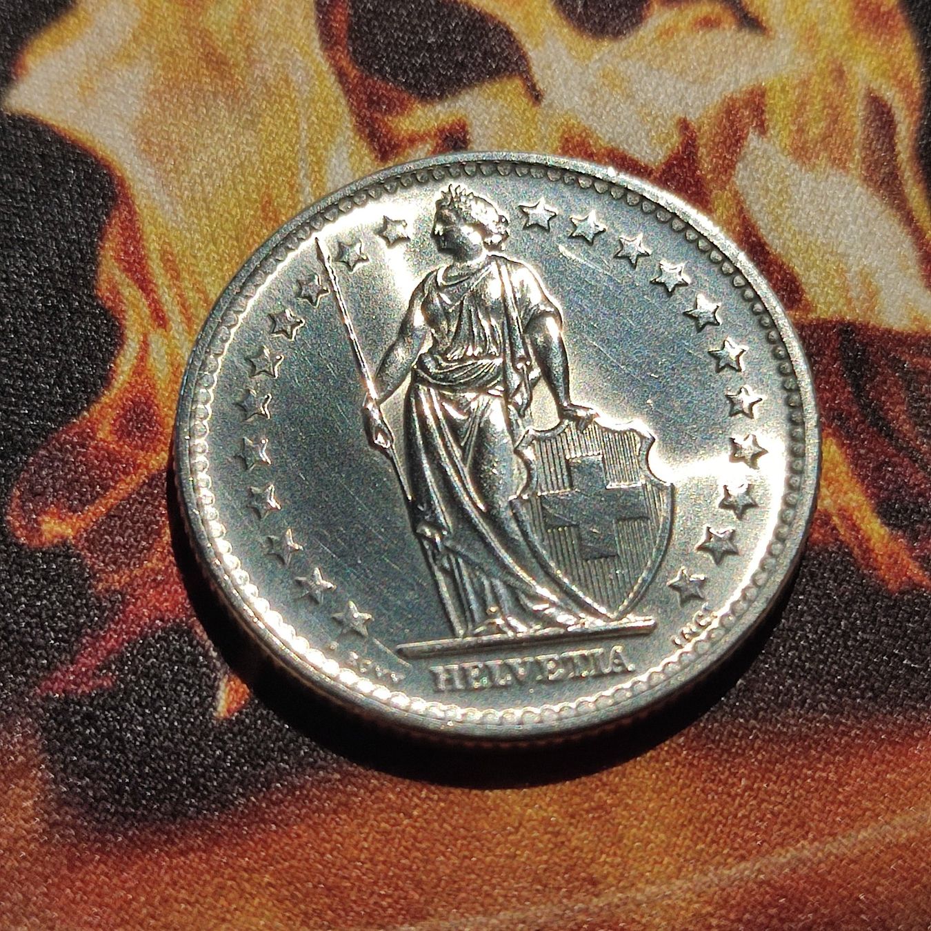 Tutti le monete: 2 Franken 1965, Silber, Unz-Stgl. – Usato da Rieden SG venduto da res1291 1