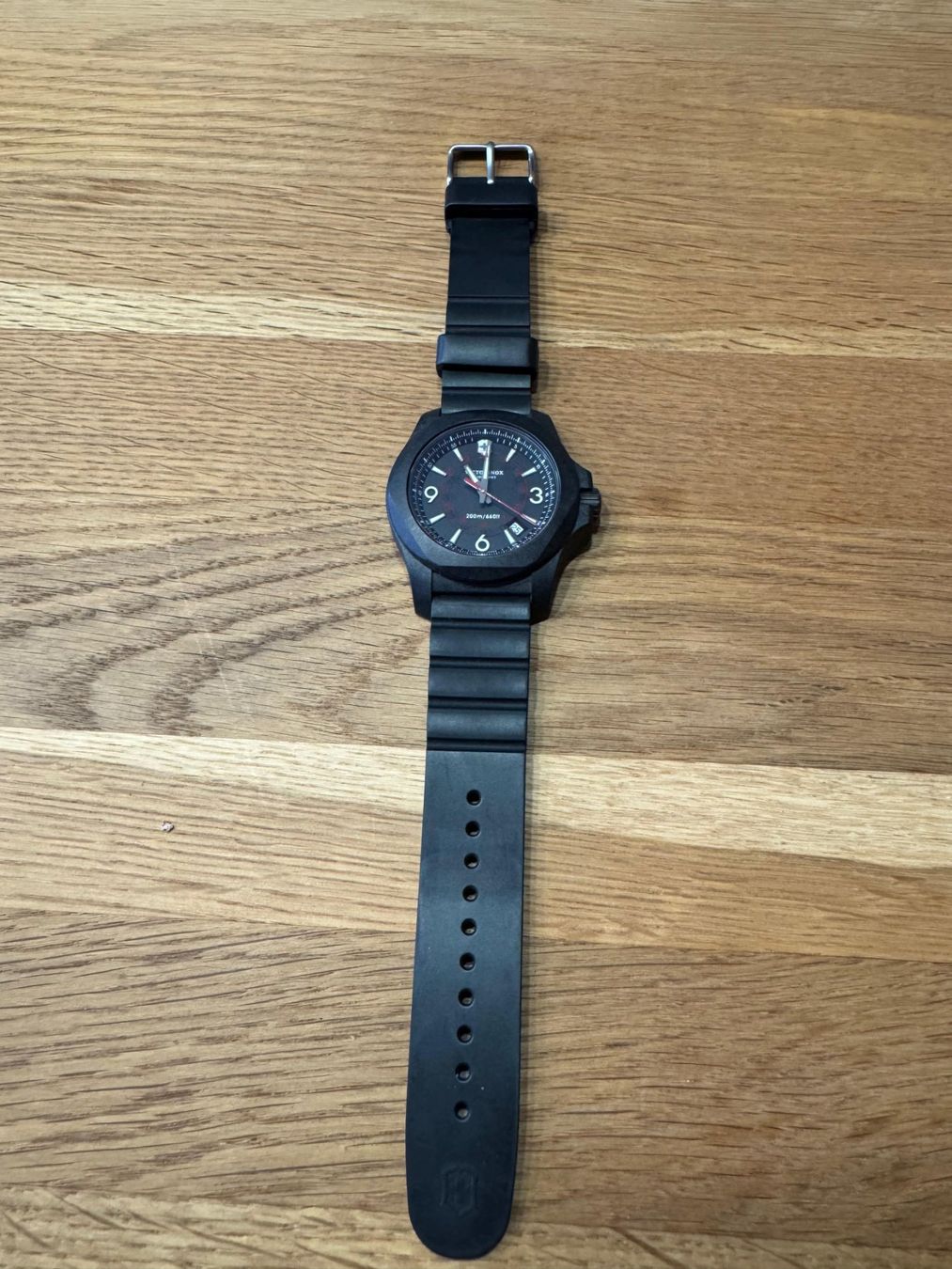 Victorinox Orologi: Victorinox INOX Carbon Black Uhr – Usato da Brunnen venduto da chief97 2