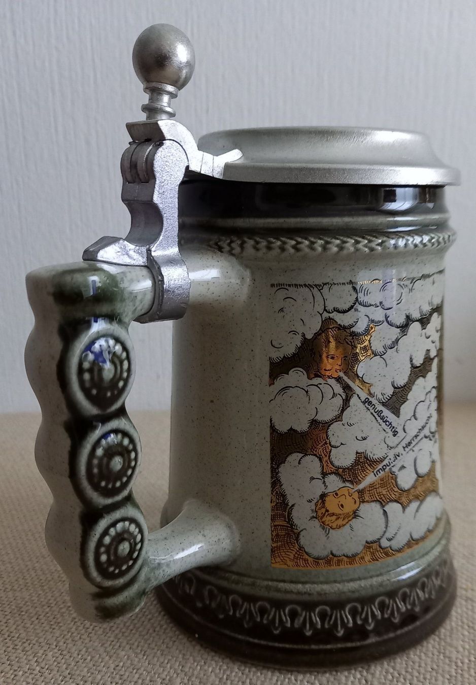 Toutes les décorations: BIERKRUG MIT ZINNDECKEL – Neuf (Voir description) à Binningen par mar_2jlr 2