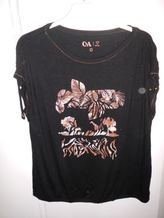 T-shirt noir T. L