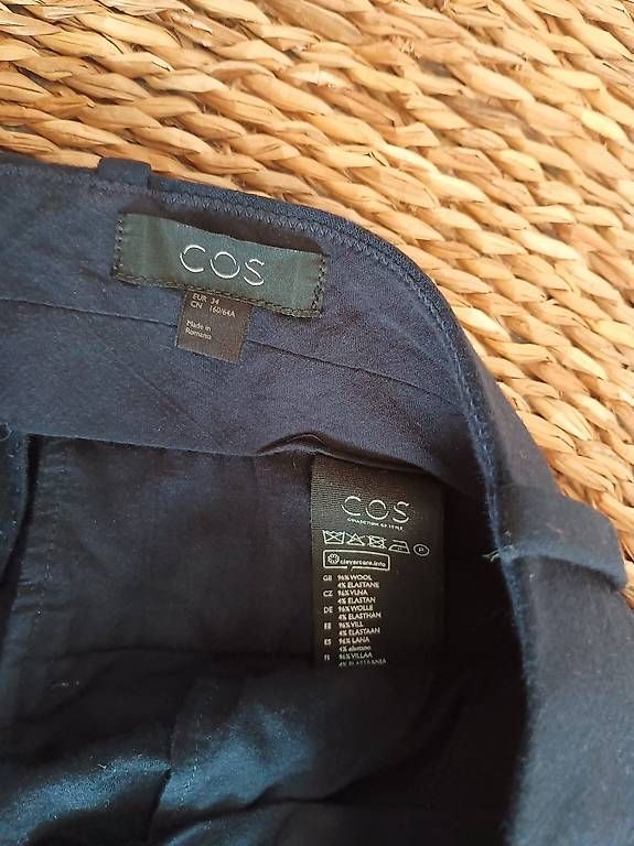 Cos Pantaloni: Blaue Wollhsoe von Cos – Usato da Zürich venduto da Melianea 1