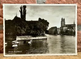 BAUSCHÄNZLI Zürich - Münster - Limmat - Grossformat