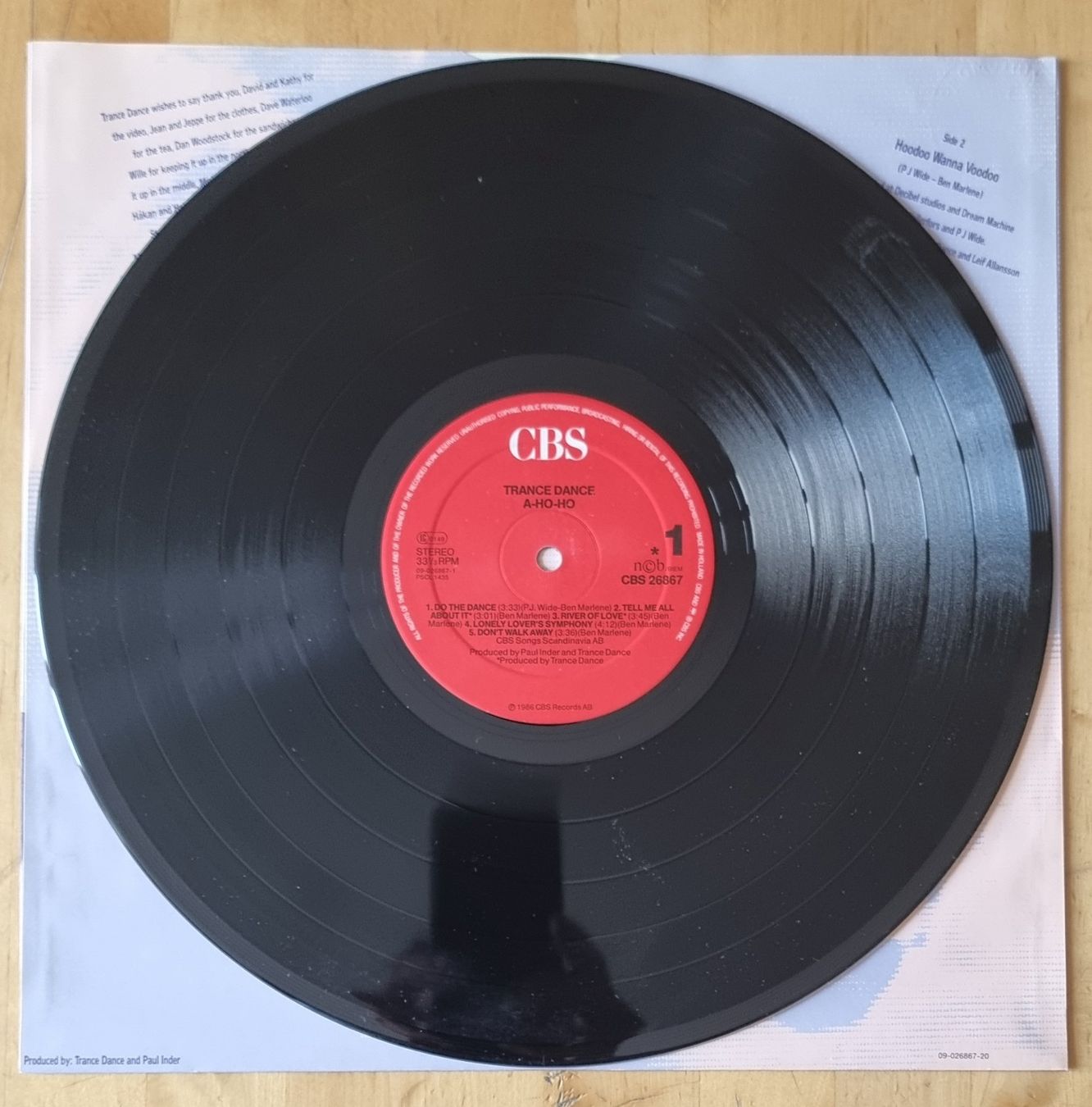 Dischi in vinile: LP Trance Dance "A-Ho-Ho" (SE 1986) mint! – Nuovo e nell'imballaggio originale da Luzern venduto da Frizzz 4