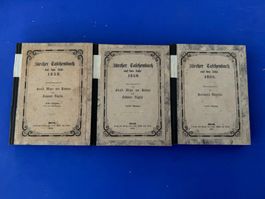 Zürcher Taschenbuch auf das Jahr 1858, 1859 und 1862 (3 Bänd