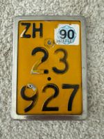 Mofanummer Zürich ZH 23927  von 1984