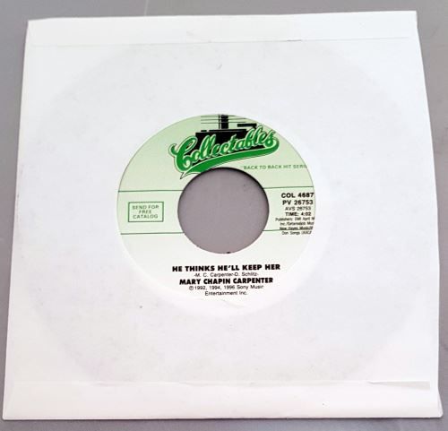 Dischi in vinile: Single Mary Chapin Carpenter – Nuovo (secondo la descrizione) da Schalunen venduto da schwabspielautomaten 2