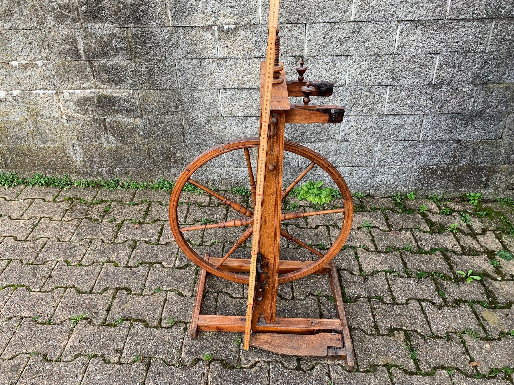 Spinnräder: antikes Spinnrad datiert 1834, Vintage – Gebraucht aus Feldbach von Olive1 7