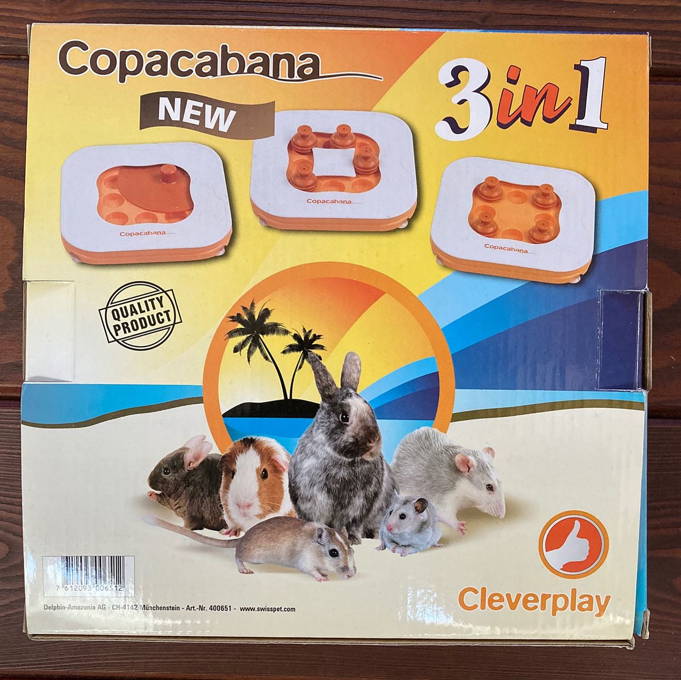 Giochi: Jeu pour rongeurs Copacabana 3in1 – Usato da Vionnaz venduto da nadinus73